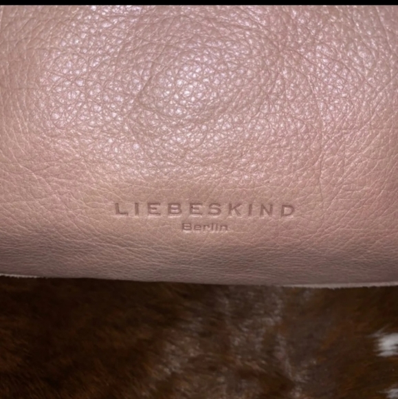 LIEBESKIND BEIGE GENUINE LEATHER SATCHEL - Picture 3 of 6
